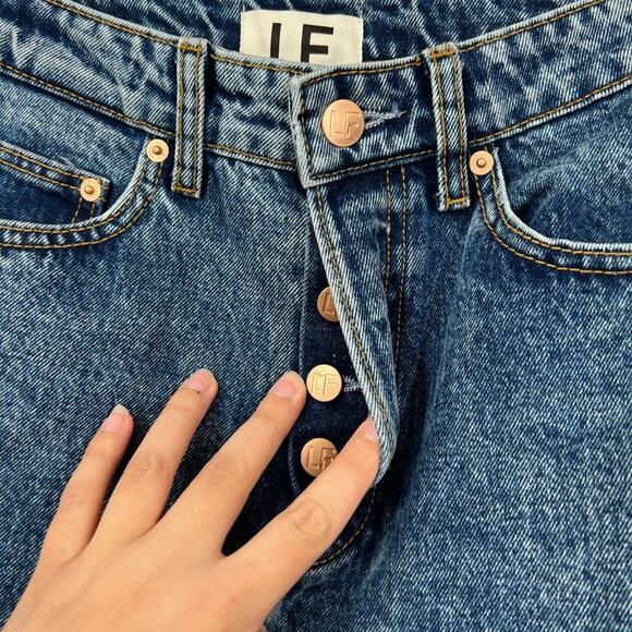 Lovers and Friends Ryan High Rise Loose Straight Jeans in San Sebastián - Picture 4 of 12